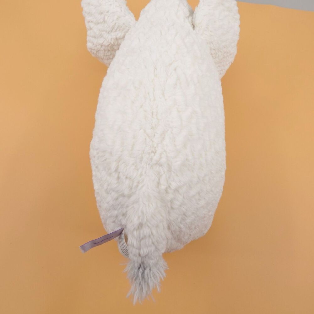 Mary Meyer Afrique Elephant White Plush Toy Ribbed Nursery 15" Stuffed Animal - Picture 8 of 9